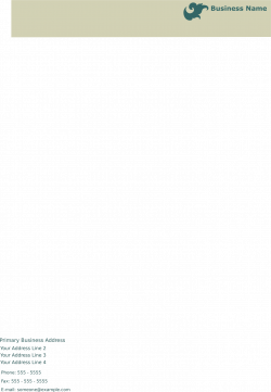 Clipart - Letterhead Template