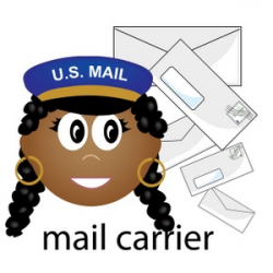 Mail Lady Clipart - Clip Art Library