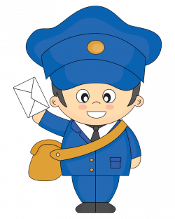 Cartoon Mail carrier Royalty-free Clip art - A cartoon postman with ...