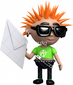3d Punk Has Mail - Photos by Canva