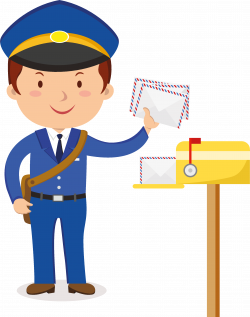 Mail carrier Stock photography Royalty-free - postman 2495*3172 ...