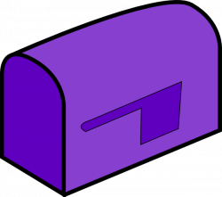 Purple Mailbox Clip Art at Clker.com - vector clip art online ...