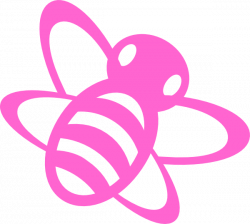 Pink Bee Clip Art at Clker.com - vector clip art online, royalty ...