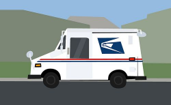 usps mail truck clip art - Google Search | USPS! | Lavender ...