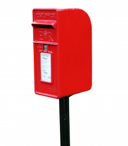 Red Postbox on Stand transparent PNG - StickPNG