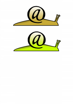 Clipart - Snail mail