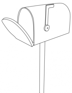 Mailbox coloring page | Free Printable Coloring Pages