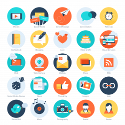 Vector icon set 2083*2083 transprent Png Free Download - Computer ...
