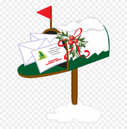 Mailbox Clipart Holiday - Christmas Mailbox Clipart - Png ...