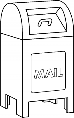 Mailbox Clipart Usps - Post Office Clipart - Png Download ...