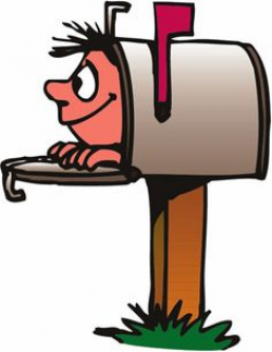 Mailbox post office worker clip art carrier delivering mail ...