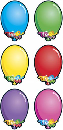 Balloon Clipart | nama bulan atau hari | Pinterest | Free printable ...