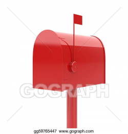 Stock Illustration - Mailbox. Clipart Drawing gg59765447 ...