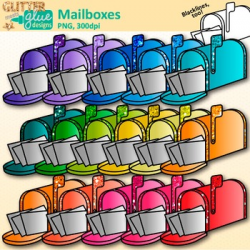 Mailbox Clip Art: Community Helper Post Office Graphics {Glitter Meets Glue}