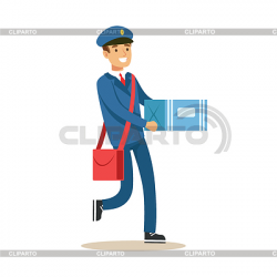 Postman | Stock Photos and Vektor EPS Clipart | CLIPARTO