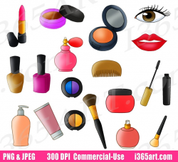 50% OFF Beauty Parlor Clipart, Makeup Set Clip Art, Cosmetics, Makeup, Make  up, Nail Polish, Lipstick, Accessories, PNG, Commercial