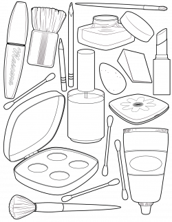 The Spinsterhood Diaries: It's Friday! Makeup Coloring Page
