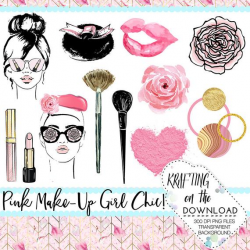 makeup clipart beauty clipart mary kay printable clip art set make up  clipart png watercolor cosmetics clipart set makeup planner girl