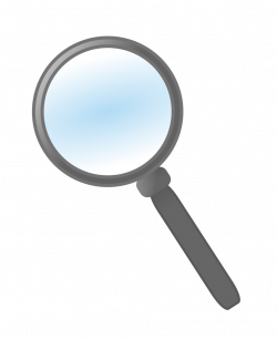 Public Domain Clip Art Image | Magnifying Glass | ID: 13534632013304 ...