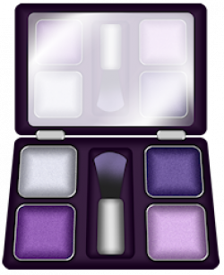 Purple makeup | clipart | Party makeup, Purple makeup ...