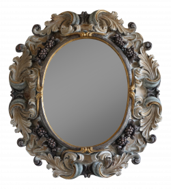 Italian Rococo Style Carved Wood Mirror, circa 1930s on DECASO.com ...