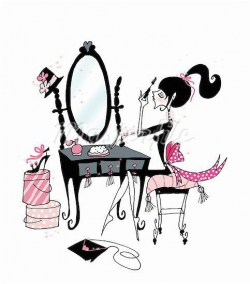 Cartoon Makeup Clip Art | illustration make up | Woman ...