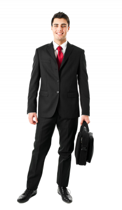 Businessman With Briefcase PNG | PNG Mart
