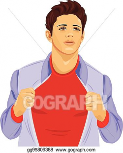 Vector Illustration - Young stylish man. EPS Clipart ...