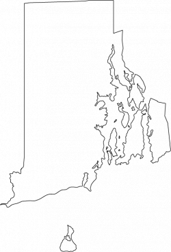rhode island outline map | new england | Pinterest | Rhode island ...