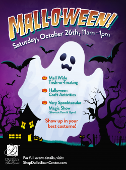 Mall-O-Ween Halloween Event | Events | Dulles Town Center ...