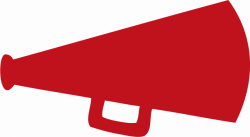 Red Megaphone Clipart