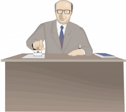 Cartoon Clip art - Manager at work 1972*1755 transprent Png Free ...