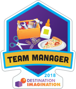 Team Manager Pin – Destination Imagination Virginia