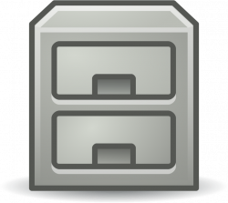 Clipart - file manager