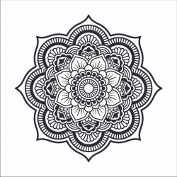 Mandala Artwork - Mandala Drawing - Mandala Iron on Transfer ...