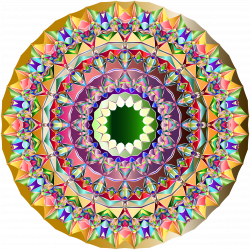Clipart - Abstract Geometric Mandala 2