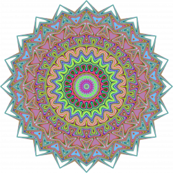 Clipart - Abstract Pastel Mandala
