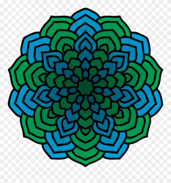 Big Image - Coloring To Mandala Clipart (#878710) - PinClipart