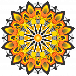 Bright yellow art | Mandala Art | Pinterest | Bright yellow, Mandala ...