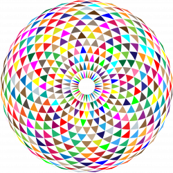 Clipart - Colorful Toroid Mandala