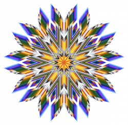 Clipart - Colorful Mandala 1