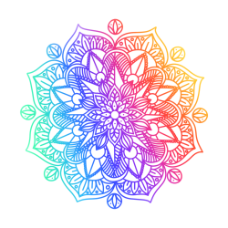 Rainbow Mandala by Eliza Bentley | Mandalas | Pinterest | Mandala ...