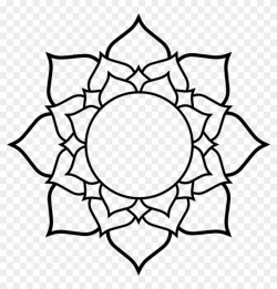 Mandala Clipart Western - Lotus Flower Hinduism Symbol, HD ...