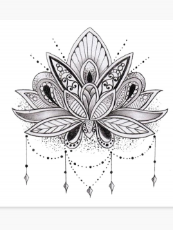 Mandala Lotus Flower | Canvas Print