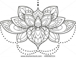 Lotus Stock Vectors & Vector Clip Art | Shutterstock | Ink ...