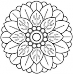 Simple mandalas coloring pages | Free Coloring Pages