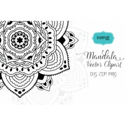 Mandala svg. Mandala vector clipart. Mandala stencil. Mandala silhouette.  Mandala high resolution png.