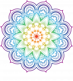 Mandala Coloring book Buddhism Illustration - Datura flower color ...