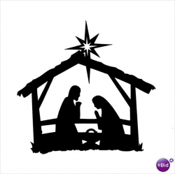Jesus In A Manger Clipart | Free download best Jesus In A ...
