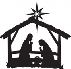 Nativity Scene Silhouette Clip Art & Look At Clip Art Images ...